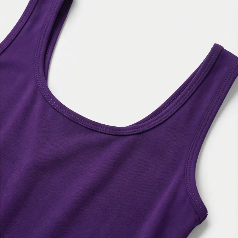 💜 Purple Active Romper