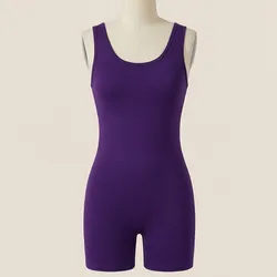 💜 Purple Active Romper