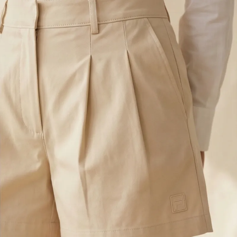 🤍 SHORT BEIGE CLÁSICO (FILA)