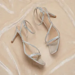 . Silver Glam Heels ✨