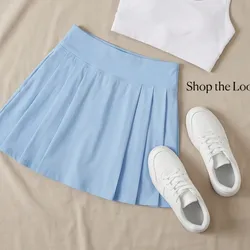 💙 Sky Pleated Skirt