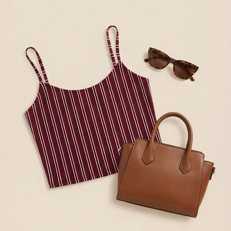 ❤️ Striped Chic Crop