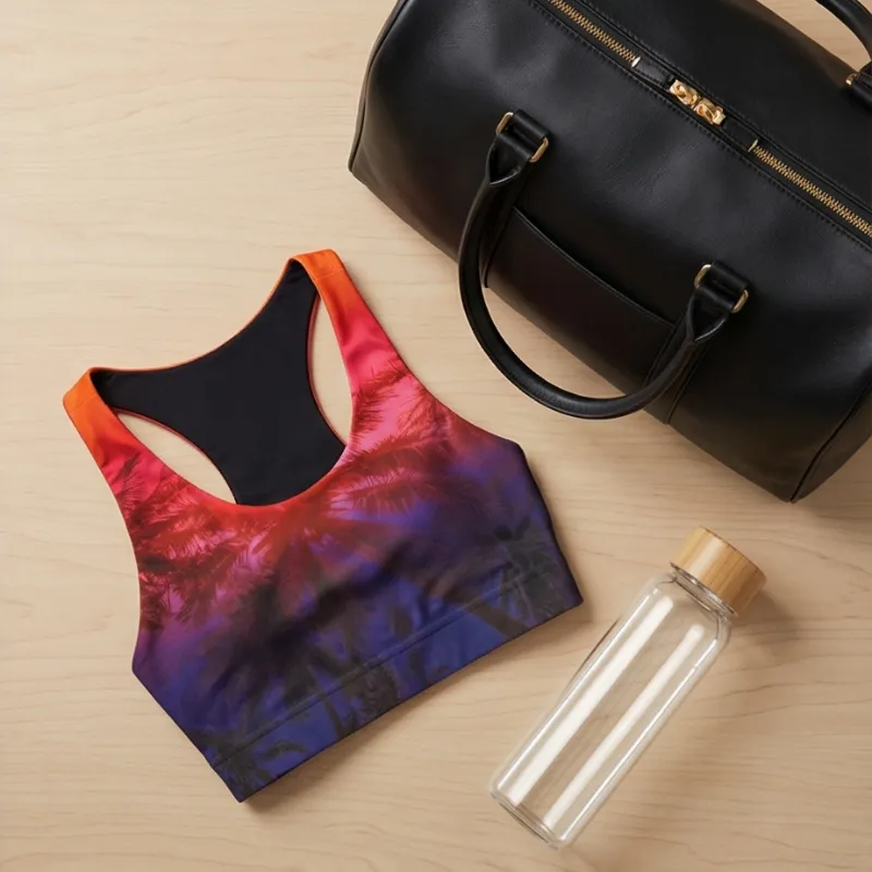 🌈 Sunset Glow Sport Bra