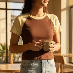 🤎 Top Bicolor Vintage