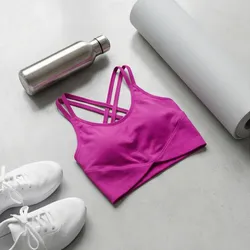 Top deportivo fucsia