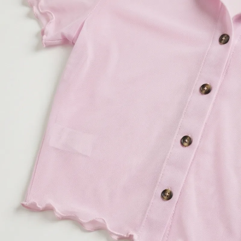 💗 Top Polo Rosado