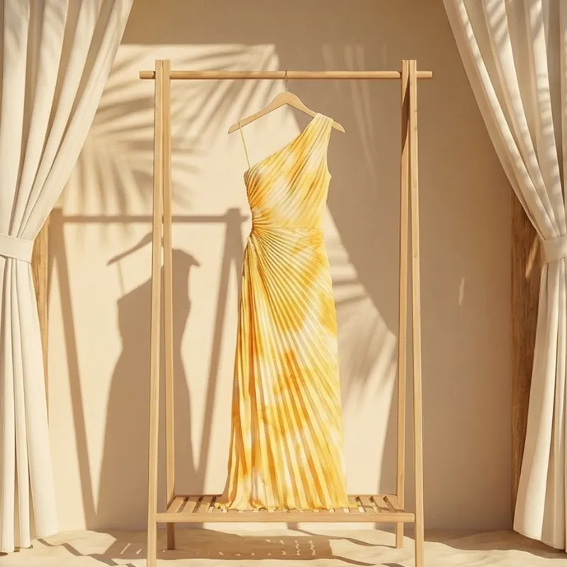 💛 Vestido amarillo degradado