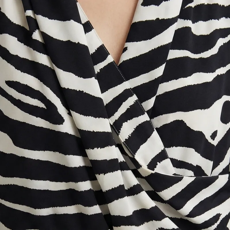 🖤 Vestido cebra elegante