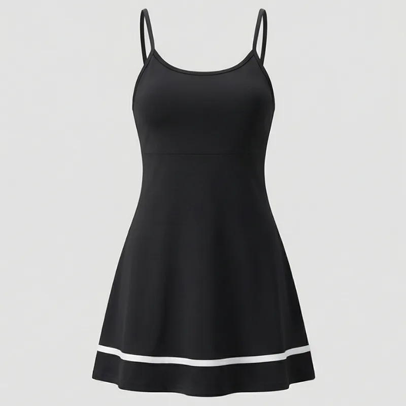 🎾 Vestido deportivo negro