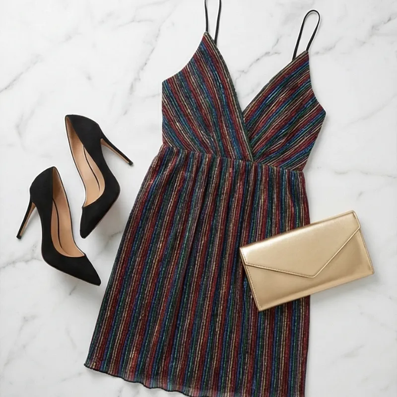 🌈 Vestido multicolor