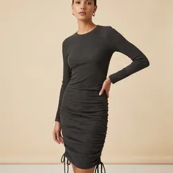 🖤 Vestido negro manga larga