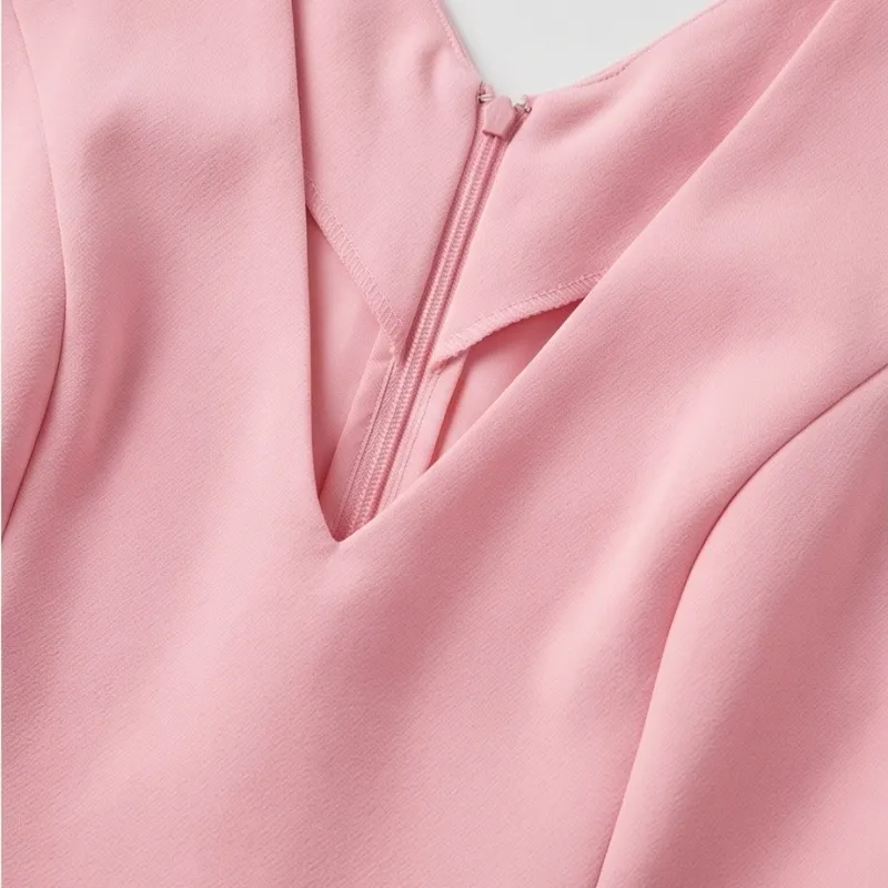 💗 Vestido rosa elegante