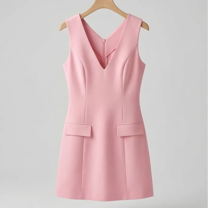 💗 Vestido rosa elegante