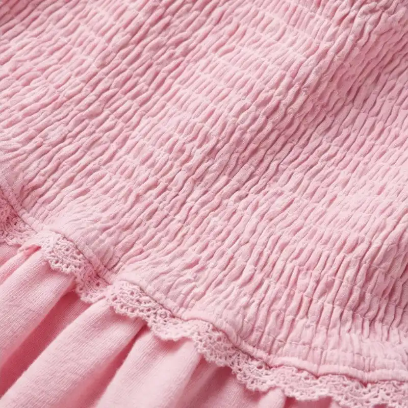 💕 Vestido rosa strapless