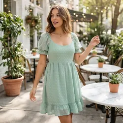 💚 Vestido verde menta
