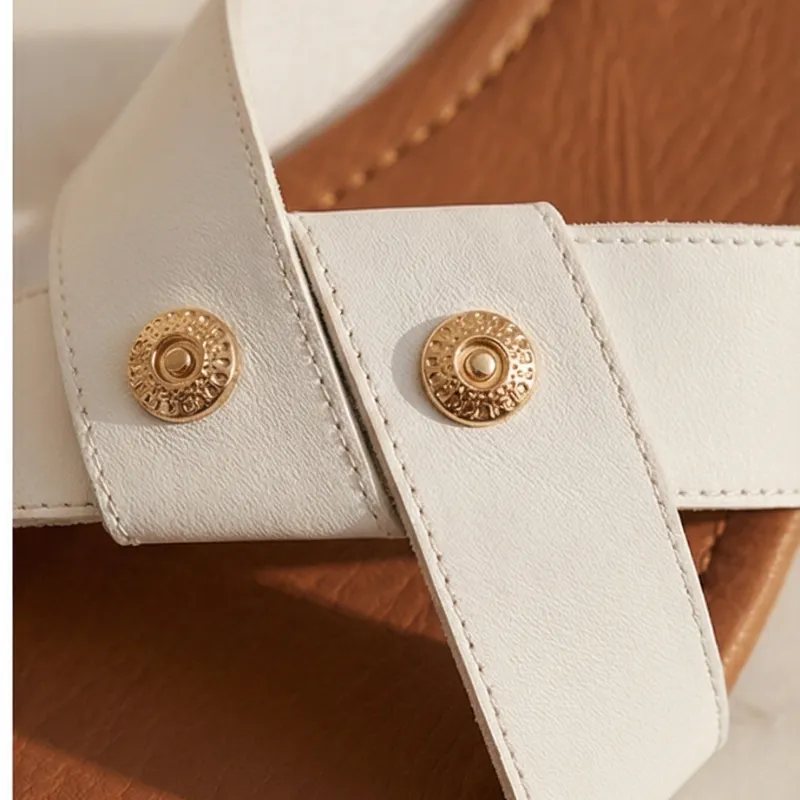 White Summer Slides 🤍