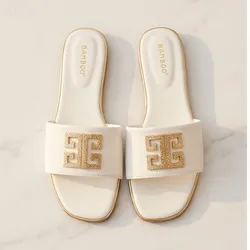 White Summer Slides 🤍