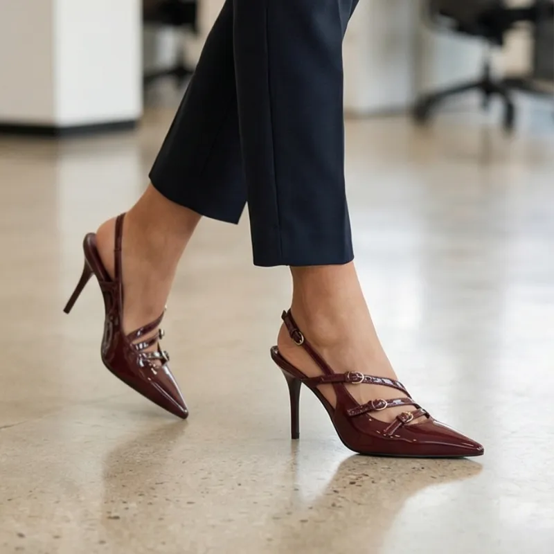 Wine Luxe Heels 👠