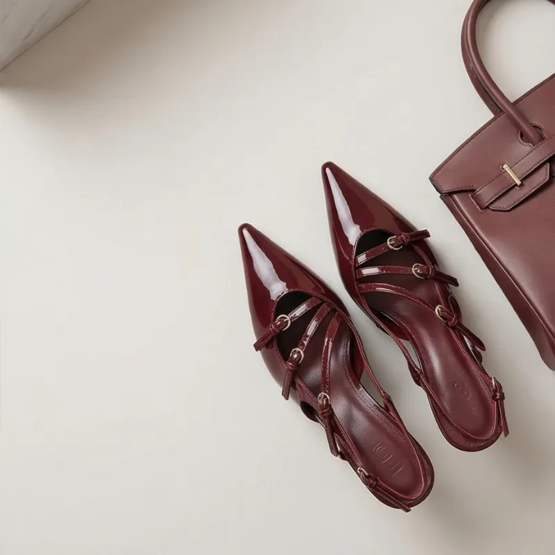 Wine Luxe Heels 👠