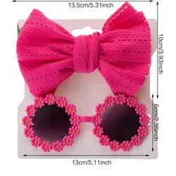 Conjunto de gafas y accesorios para el cabello