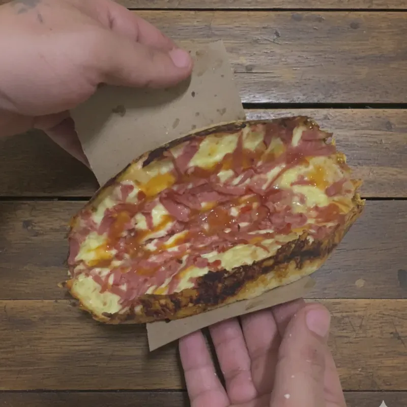 Pizza 🍕 de Salchicha 🌭