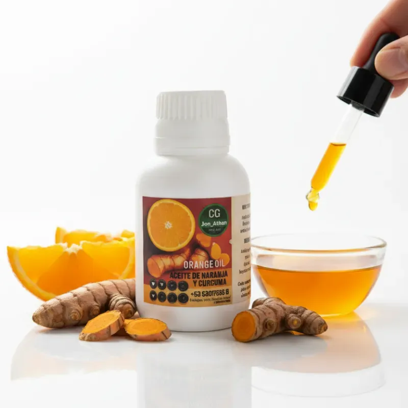 Aceite de curcuma y naranja 60 ml