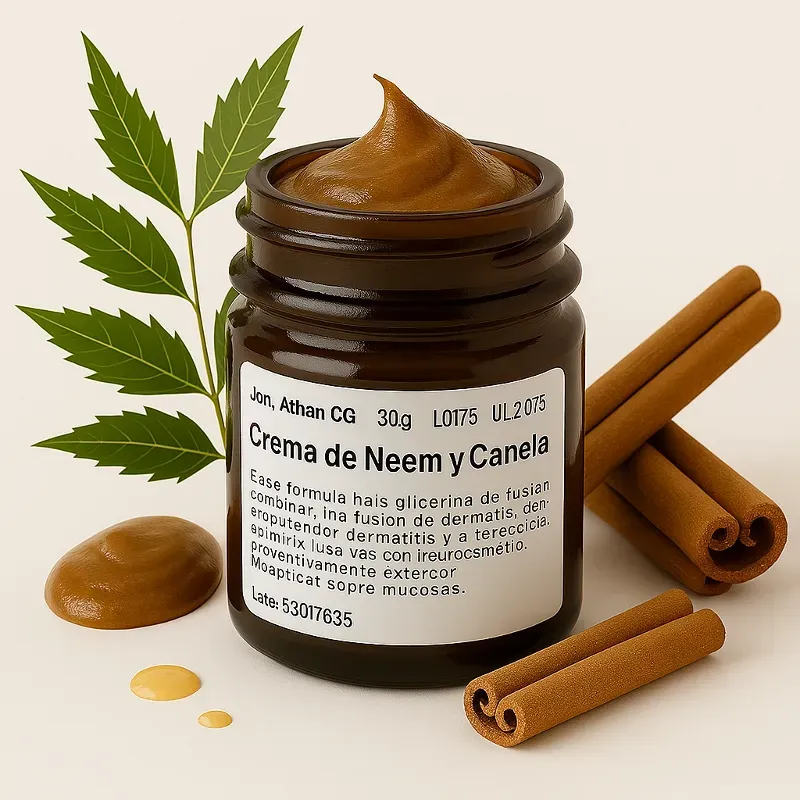 Crema de neem con canela 30 grs