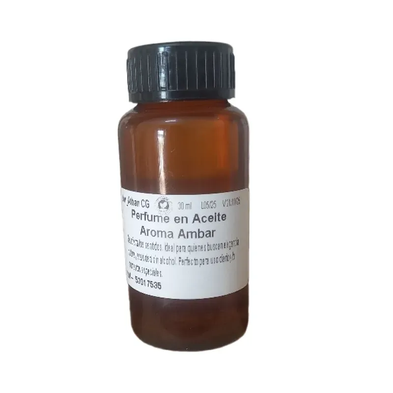 Perfume en aceite ámbar 30 ml