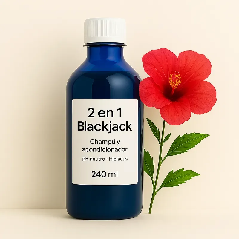 Shampoo Black Jack 2 en 1 240 ml