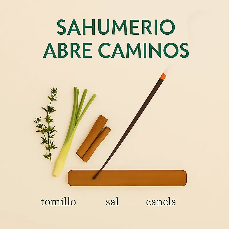 Varilla de incienso abre caminos 