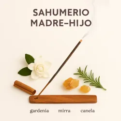 Varilla de incienso madre-hijo