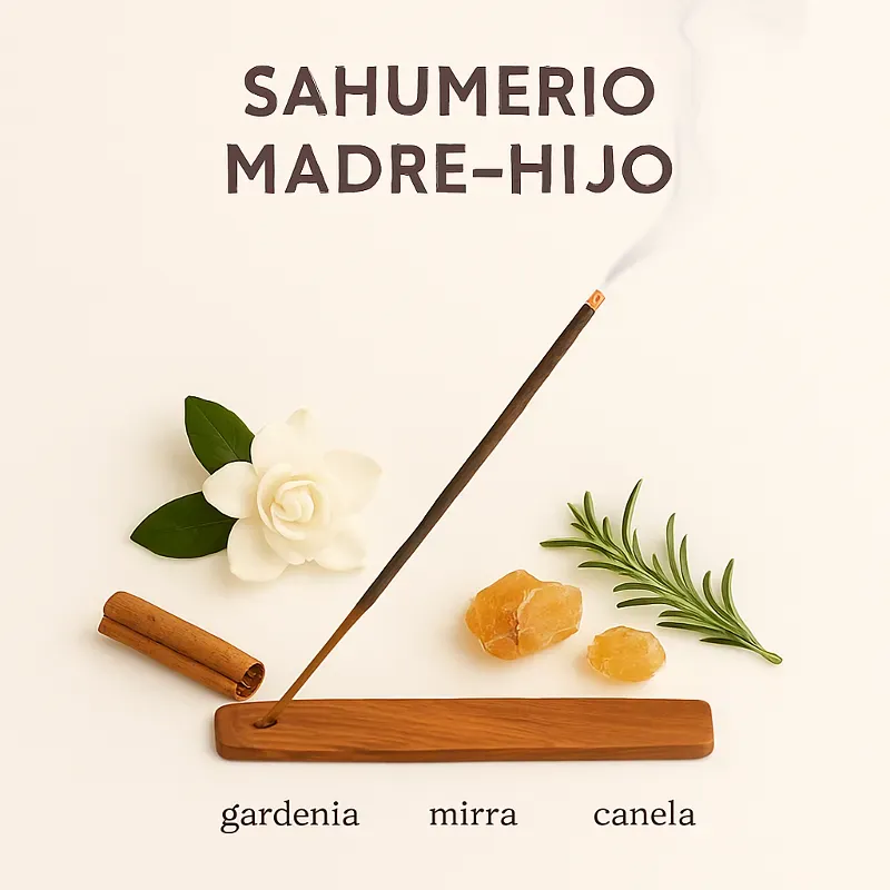 Varilla de incienso madre-hijo