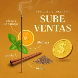 Varilla de incienso sube ventas 
