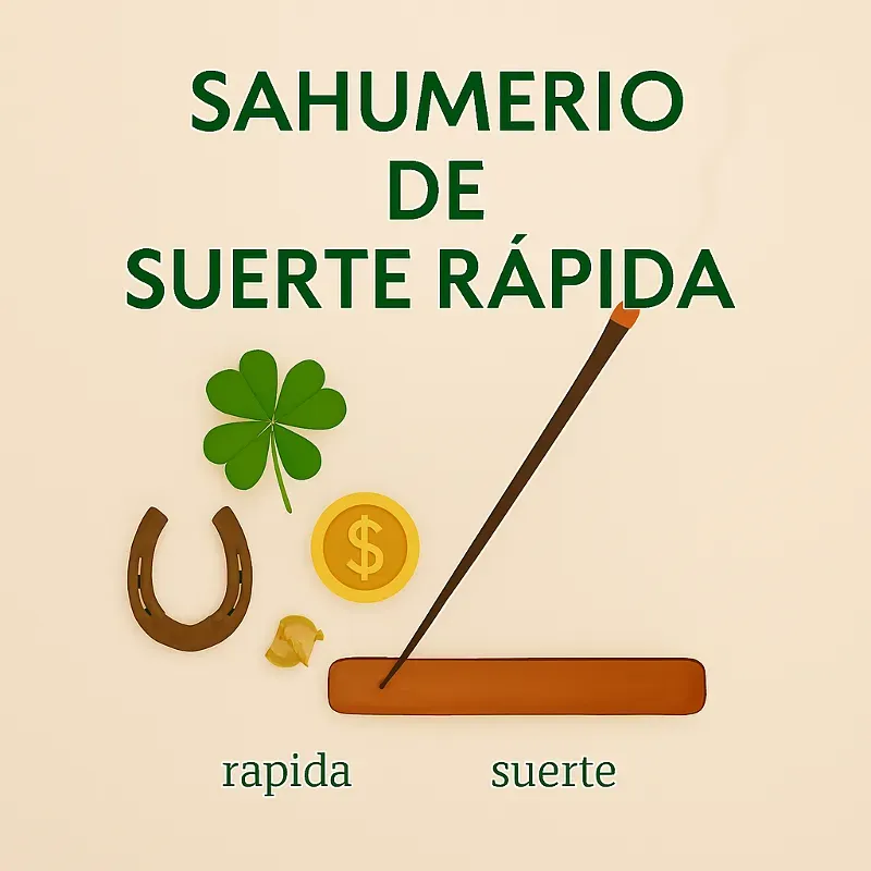 Varilla de incienso suerte rápida