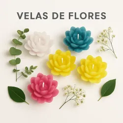 Velas de Flores