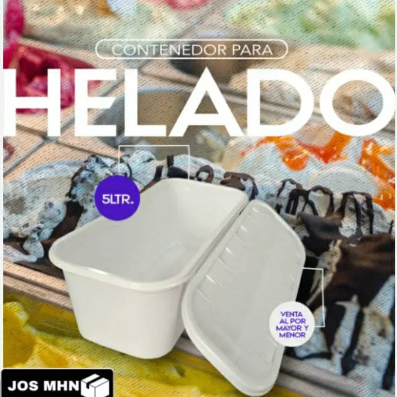 TINA PARA HELADO 5lt