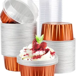 MOLDE DE ALUMINIO CON TAPA 4OZ 