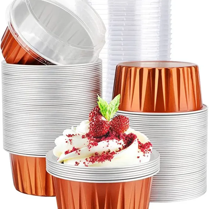 MOLDE DE ALUMINIO CON TAPA 4OZ 