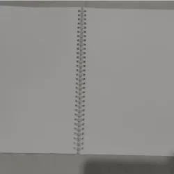 Libreta lisa c/ wire 100 hojas