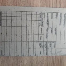 Tarjeta de estiba 