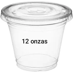 Vaso achatado 12oz (plano)