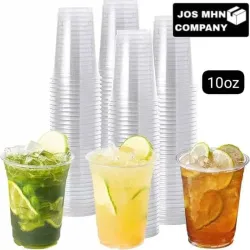 Vaso desechable 10oz (transparente)