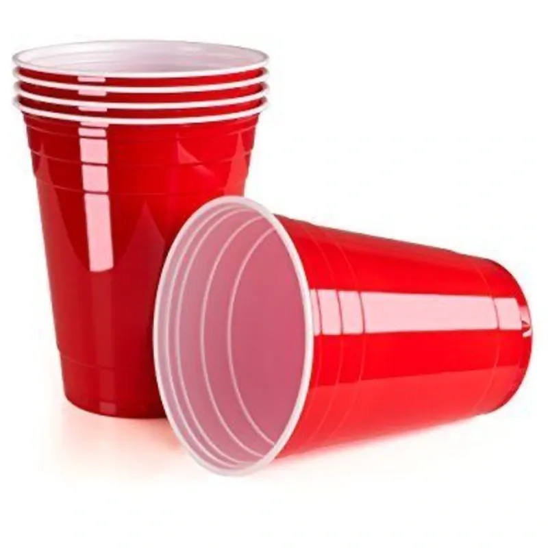 Vaso Desechable 16oz (rojo)