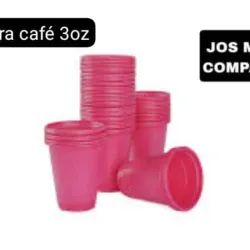 Vaso desechable rosaso 3oz 