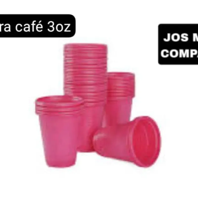Vaso desechable rosaso 3oz 