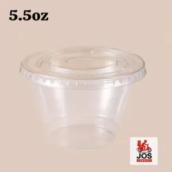 Vaso domo 5.5oz (tapa plana)