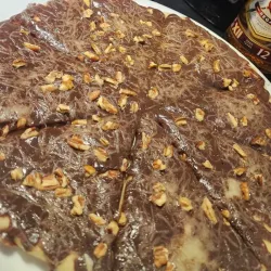 PIZZA DE CHOCOLATE Y NUEZ