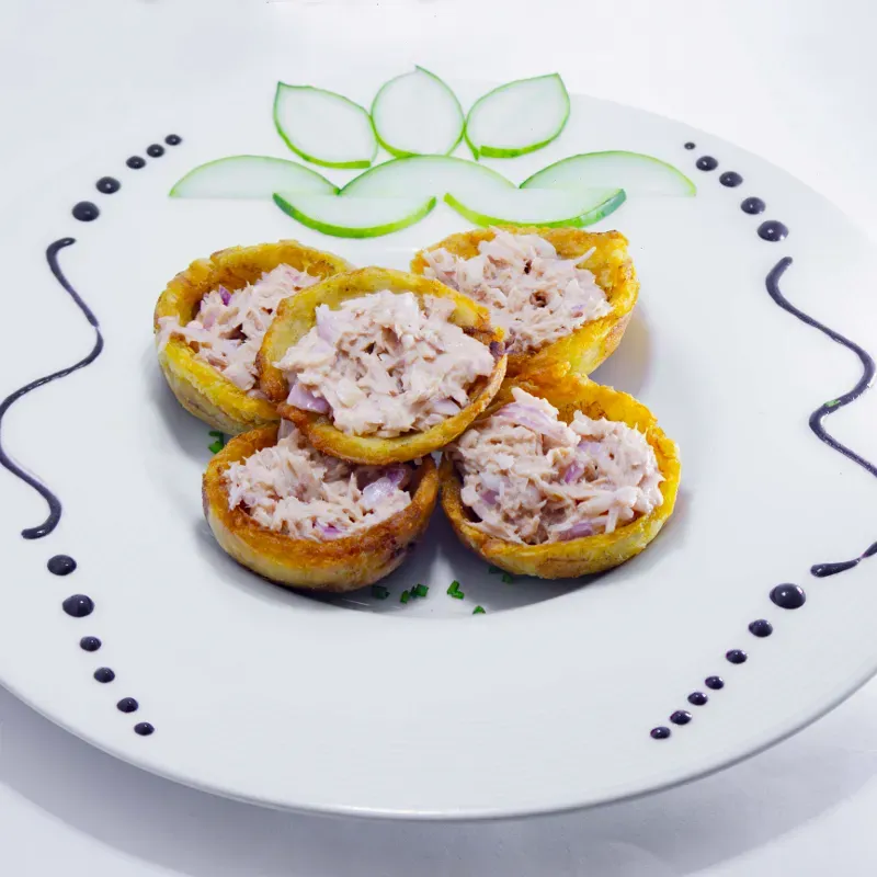 Tostones Rellenos c/ Atún