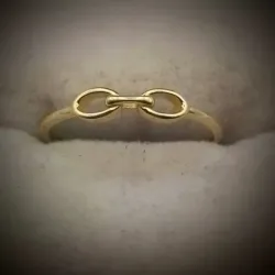 Anillo 10k Nuevo De Infinito talla 7-1/2