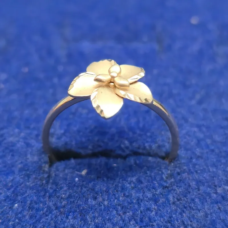 Anillo De Flor 14k